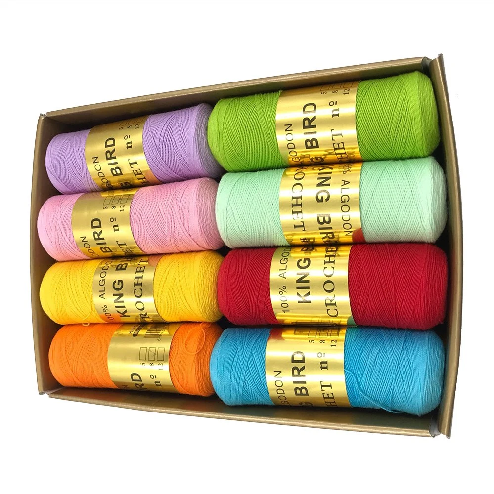 Hot Sell Wholesale 100% Cotton Yarn Knitting Crochet Yarn