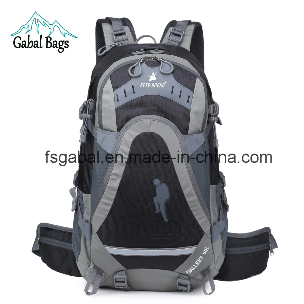 45litre Fashion Nylon Mountaineering Backpack Sports Travel School Bag