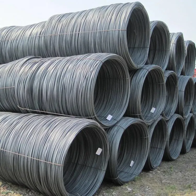 Q235 Q345 Q195 Sch 40 St37 St52 Construction Low Carbon Steel Wire Rod Black Annealed Binding Wire Iron Rod