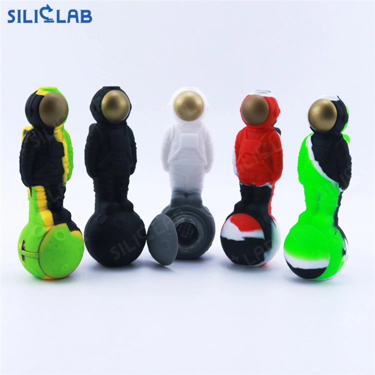 Siliclab Wholesale/Supplier Astronaut DAB Pipe Smoking Tobacco Smoke Filter Silicone Smoking Pipe