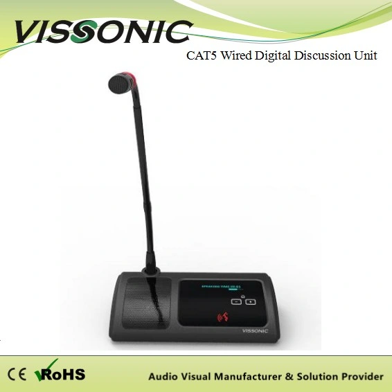CAT5 conversación digital cableada interpretación Unidad de delegados Audio sistema de conferencia