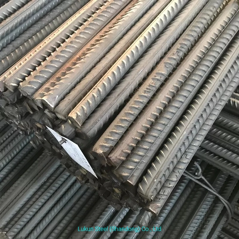 Hot Rolled Iron Rebar Steel 10mm HRB500 Constructional Deformed Iron Rebar Steel