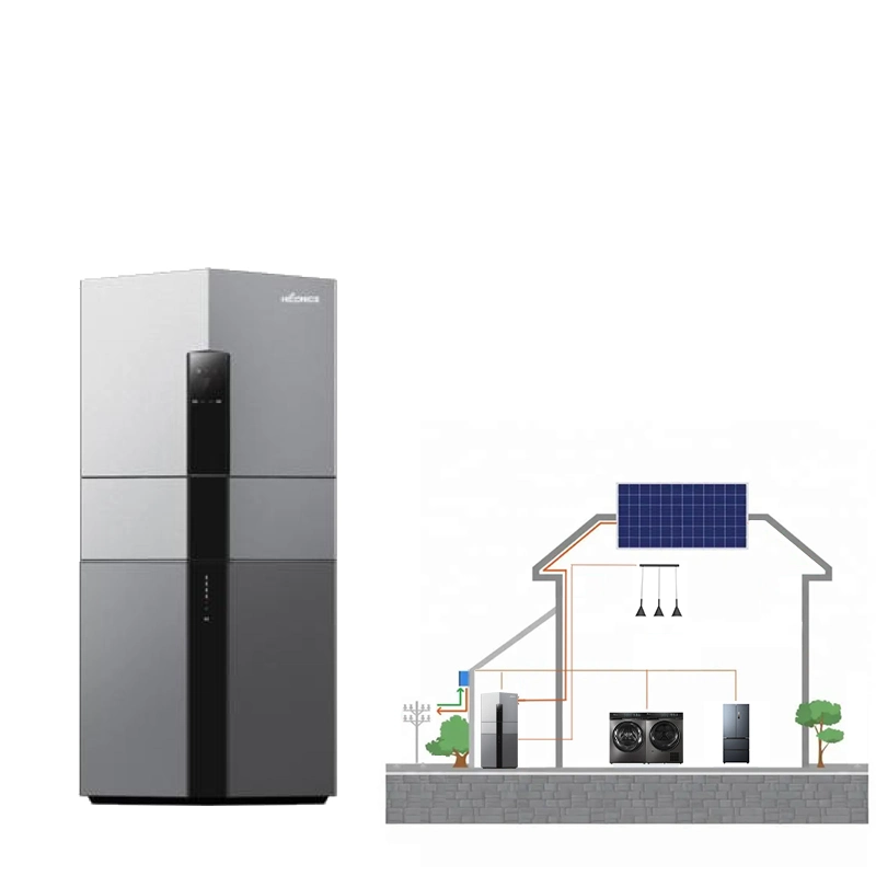 Hiconics 100ah-200ah 5kwh-10kwh Lithium Ion Battery Backup Home Energy Storage Solar System Machine with IP65 Protection