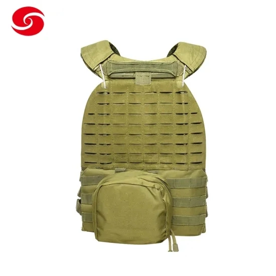 Multifunctional Pouches Laser Cut Army Green Military Police Tactical Molle Vest