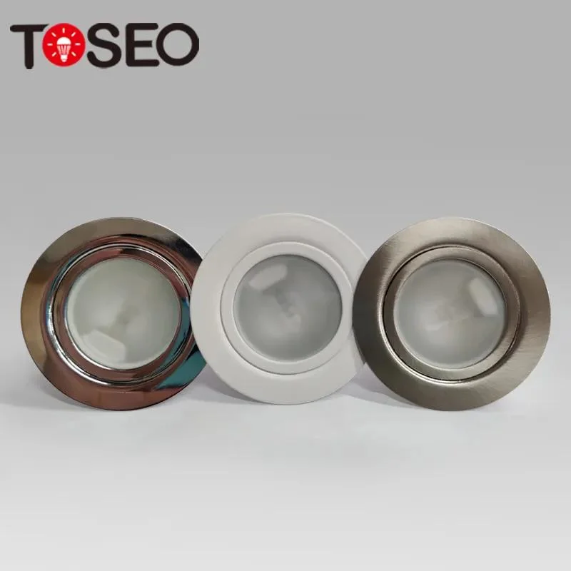 Toseo Custom Recessed Round Mini 3000K LED Cabinet Light Round 12V LED Light