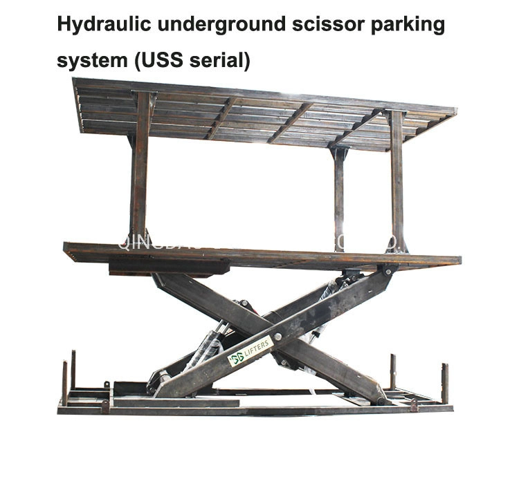 GG Lifters Customize Garage Hydraulic Two Deck Scissor Car Parking Solution