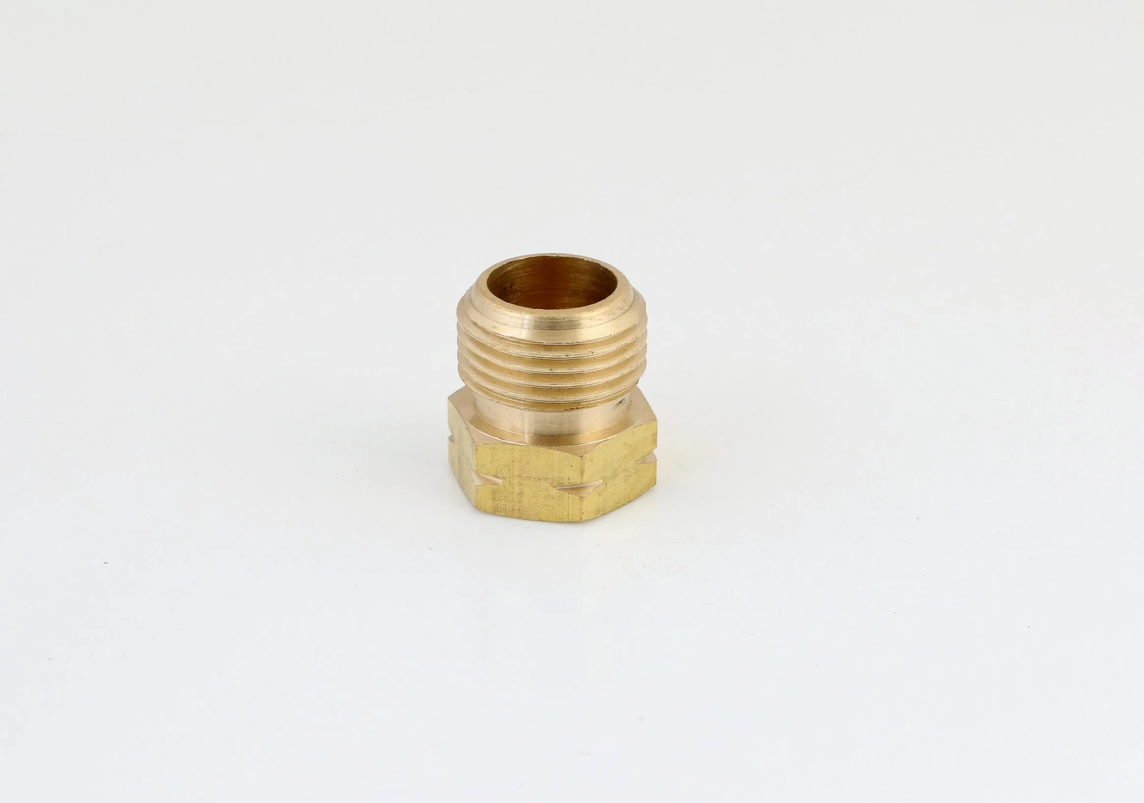 OEM Factory Direct Wholesale/Supplier Flare Head NPT Thread or Hose End Short Pol Brass Gas Fitting Flare Short Pol