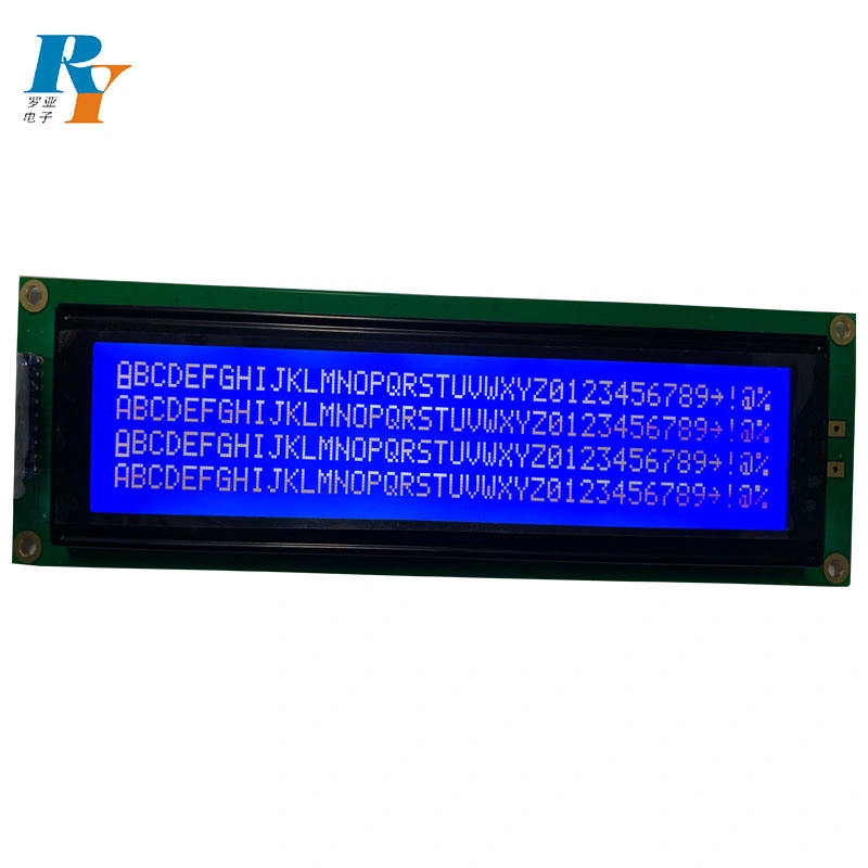 Stn Blue Monochrome 40X4 Character LCD Module with LED Light