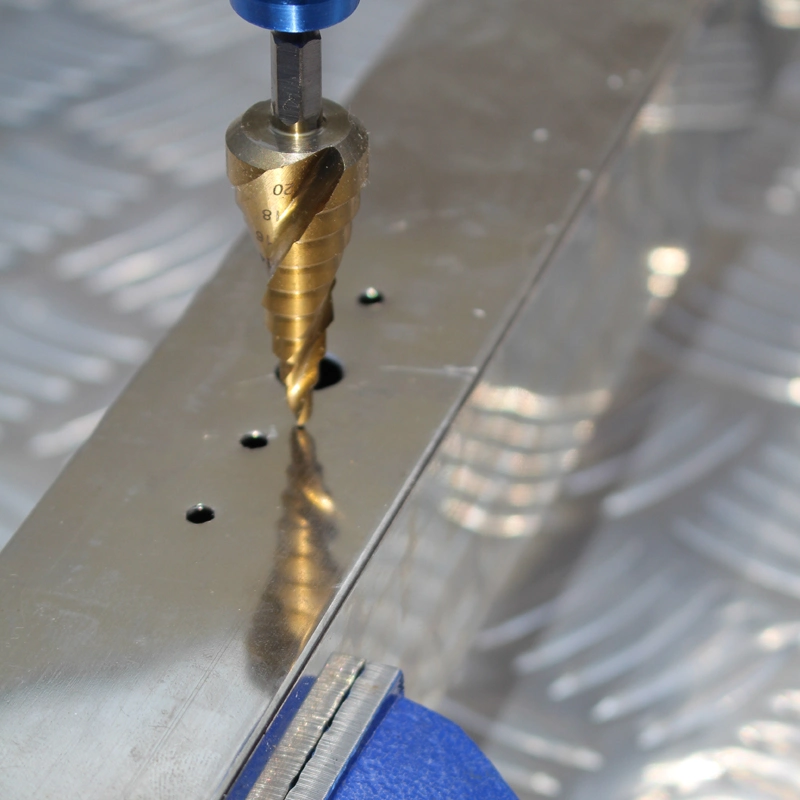 Broca HSS paso básico para el taladro de perforación Metal Metal para el paso poco Pocket Hole Broca Brocas paso Perforación de metal