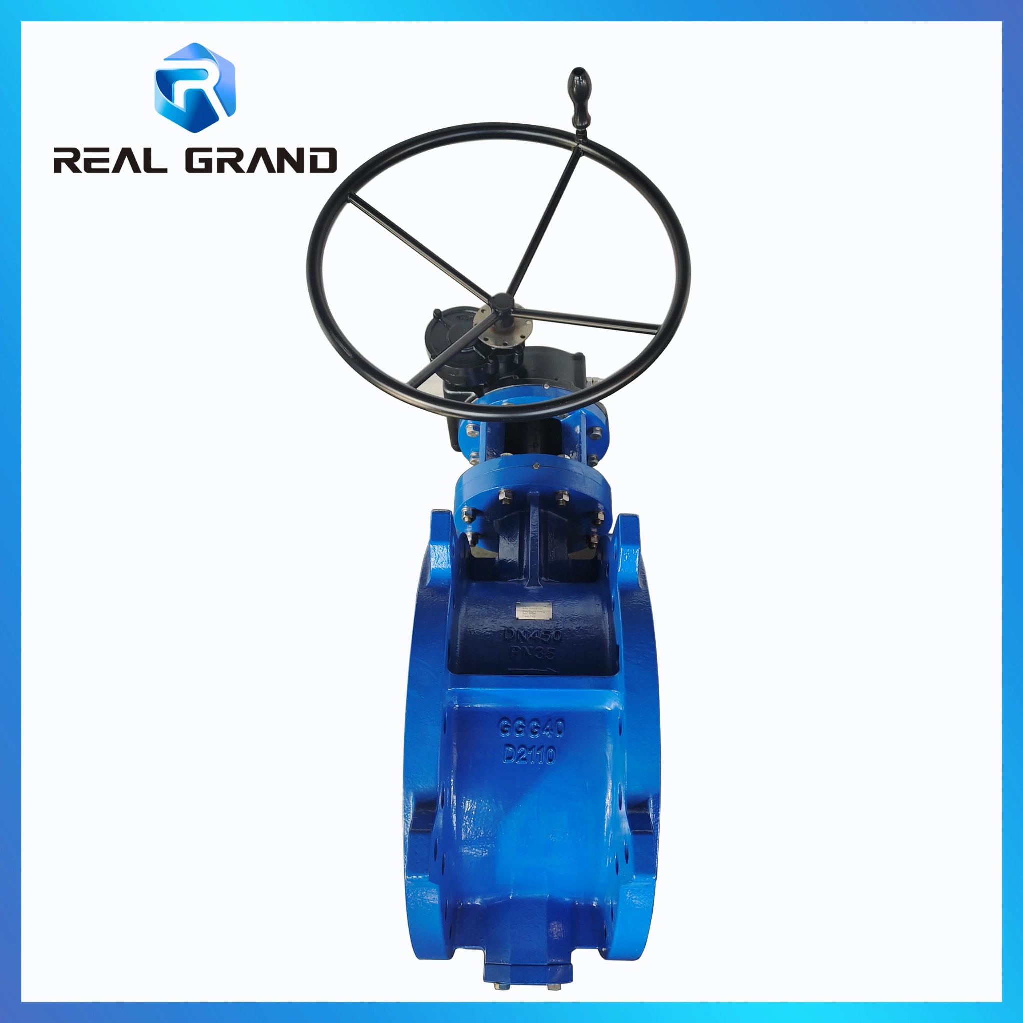 Hot Sale Double Eccentric Flanged Pneumatic Butterfly Valve with Metal Hard Seal Double Eccentric Flanged Butterfly Valve