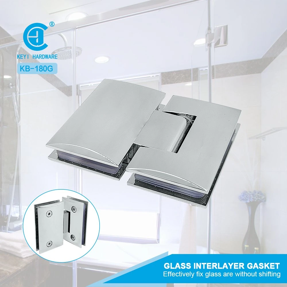 Keyi Metal Bathroom Hardware Heavy Duty Glass Door Hinges