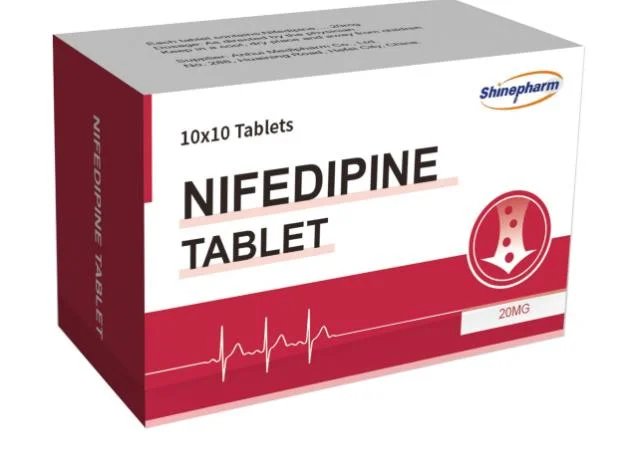 Планшетный ПК Nifedipine 20mg западную микстуру с силовым агрегатом