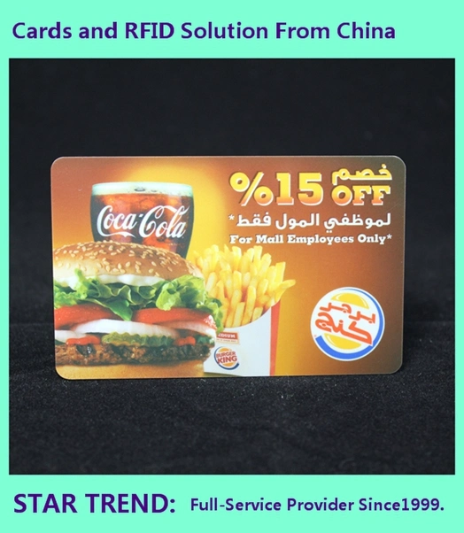 Fix Car Card Made From PVC with Magnetic Stripe Full Color