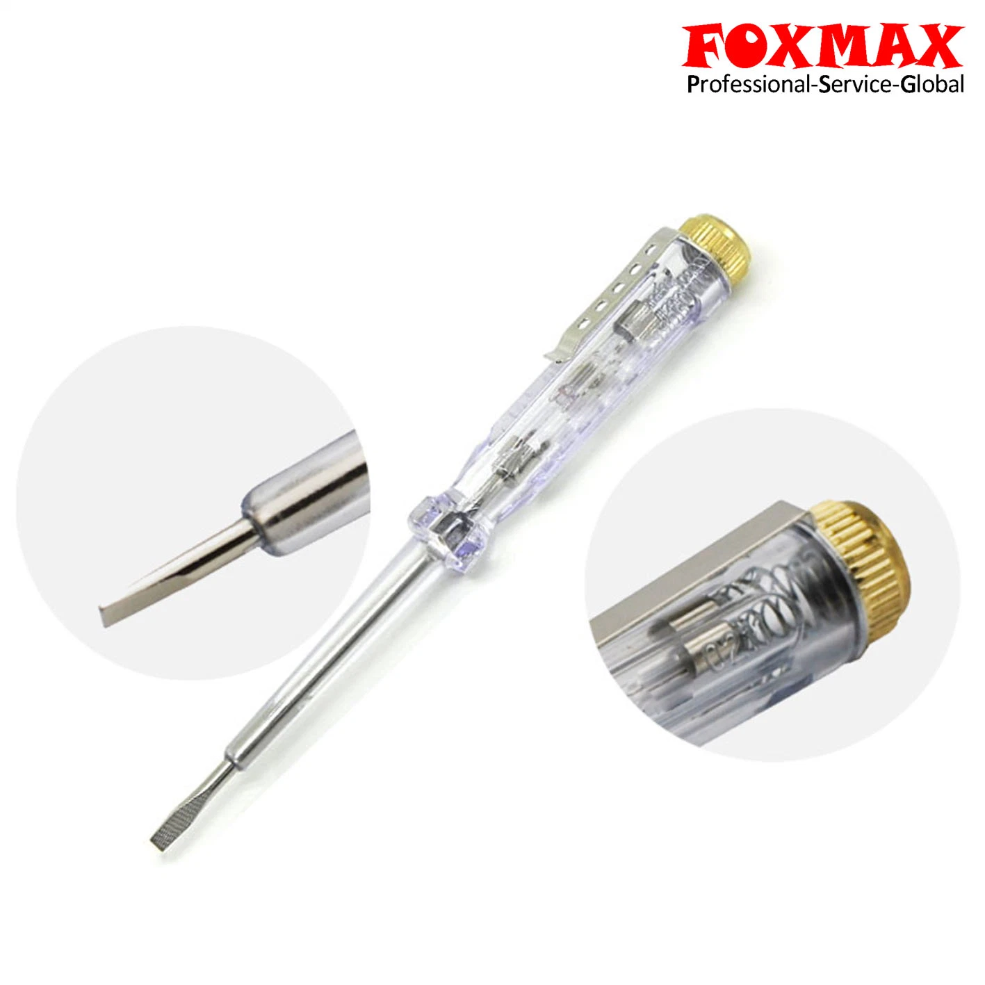 140mm Professional Test Pencil Screwdriver Voltage Tester Pen (FXT-07)