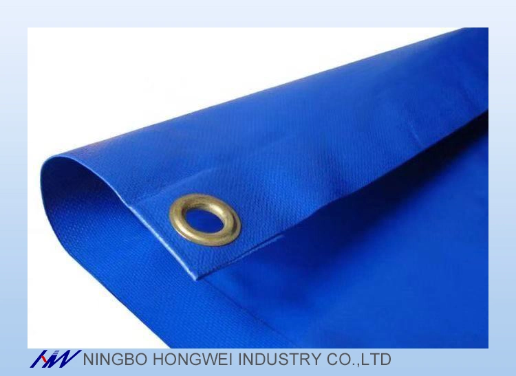 Wasserdichte Polyester PVC Tarps Tarpaulin LKW Abdeckung mit Ösen D-Ringe