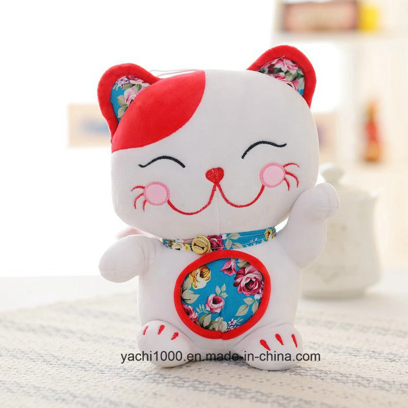 Recheado de pelúcia personalizado brinquedo Animal Fortune Cat China