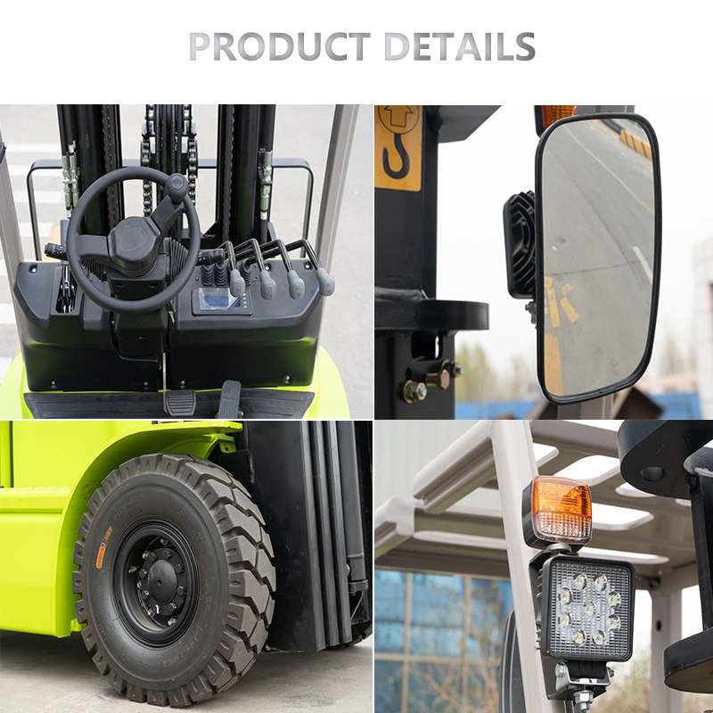 Large Load Capacity 3t/Ton 3000kg Dual Controller Design Electric Forklift Used in Warehouse