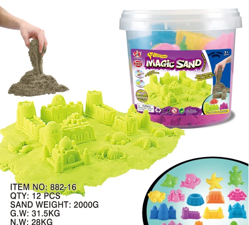 Wasserdichte Fabrik Sand billig sicher Kinder DIY pädagogische Magie Sand Spielzeug Kinder Spielzeug