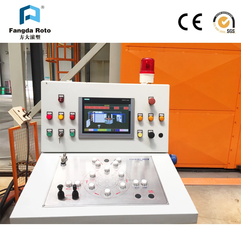 Karussell HDPE Rotationsformmaschine für die Herstellung von Kühlbox