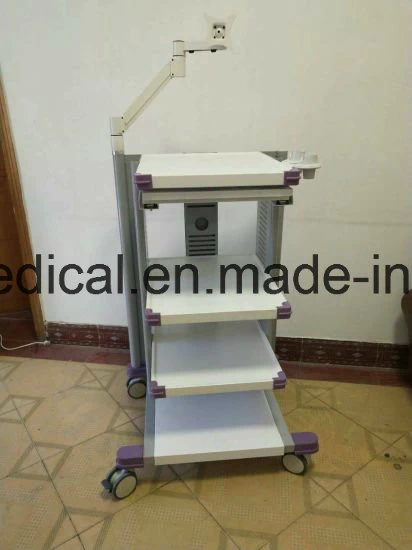 Medical Computer Endoscopy Carts Endoscope Trolley Hospital Furniture