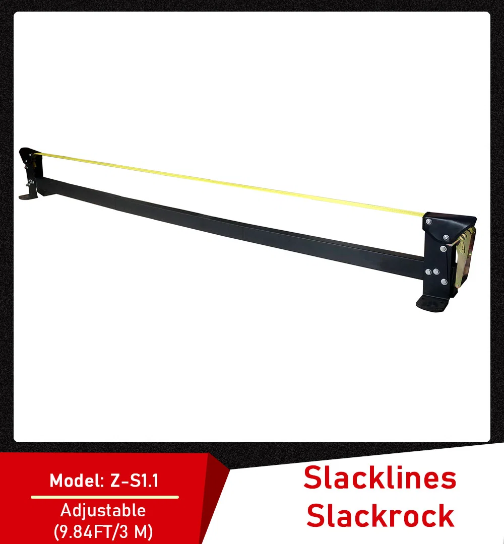 Slackline Kit 60FT (18m) Complete Set Including, Ratchet, Training Line, Bark Protectors & Instructions! Designed for Both Kids & Adults - 3 Colors Available (a