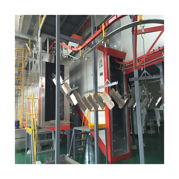 Automation Painting Machine Manufacturing Cookware Products Automatic Powder Coating Line