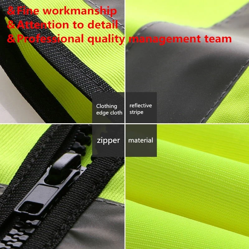 Rainbow Reflective Jacket High Visibility Workwear Protective Vest