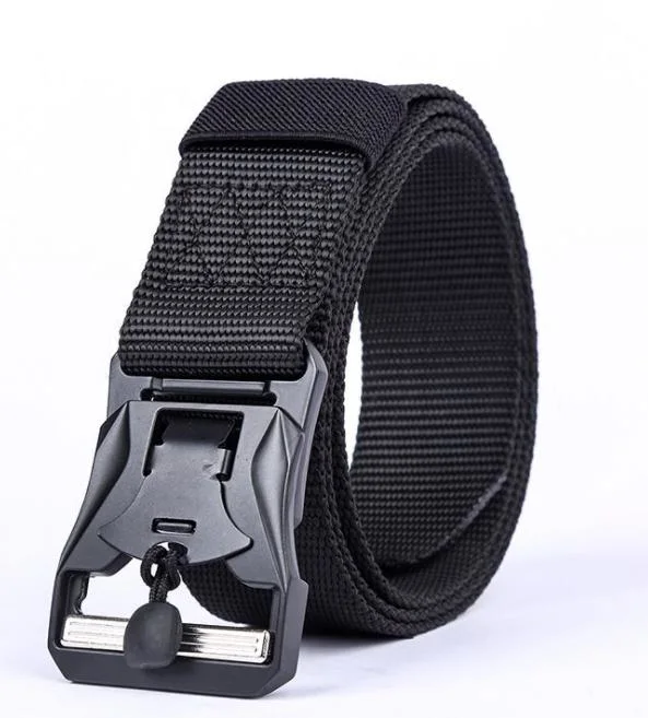 Jinteng Custom Mens Elastic Stretch Outdoor Belts Military Style Hiking Tactical Work Riggers Belt