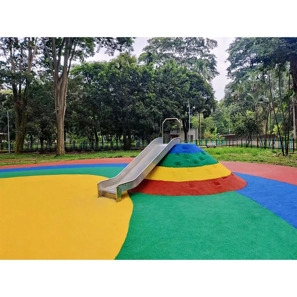 Goma EPDM antichoque Wetpour Gránulos de EPDM para niños Zona de juegos