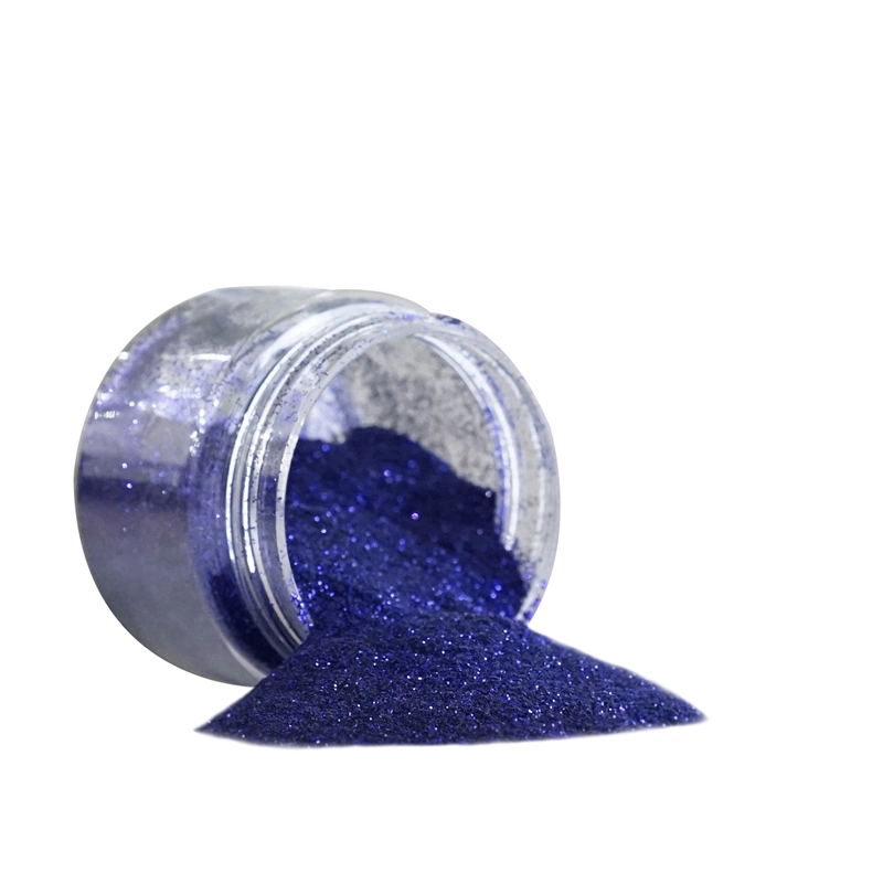 High Gloss Navy Sapphire Blue Glitter Powder Wholesale in Bulk