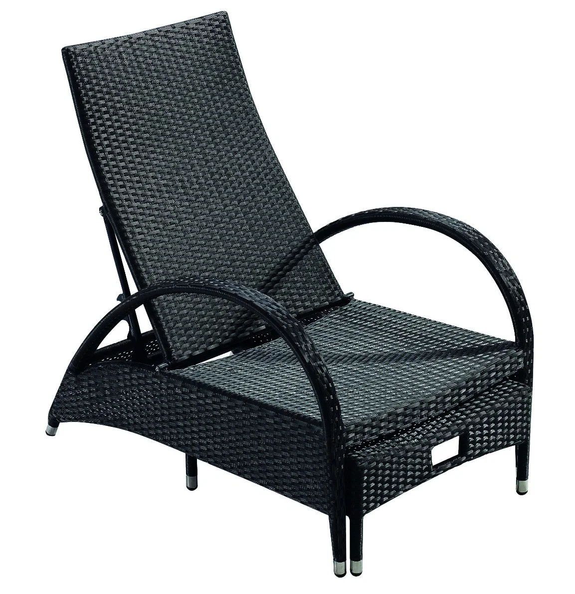 Wicker Recline Sun Lounger Patio Garden Furniture Lounger Sets