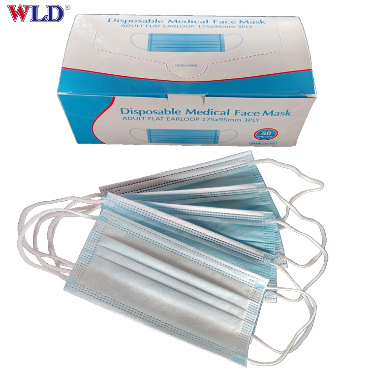 Non Woven Surgical 3 Ply Earloop Face Mask