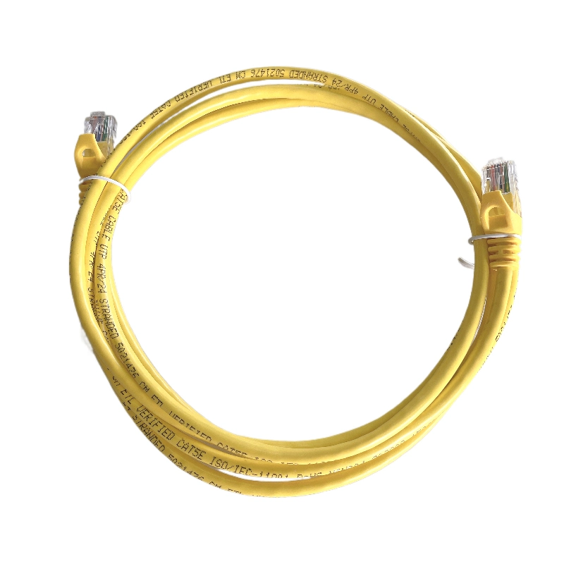 أفضل سعر يبلغ 0.1 متر إلى 50 متر طول PVC LSZH شبكة سترة UTP FTP كبل سلك توصيل SFTP RJ45 CAT6 Ethernet LAN