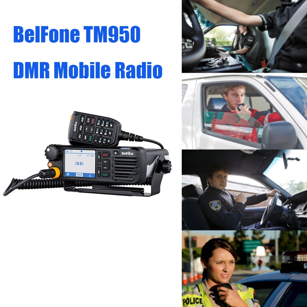 Top Quality Dmr Mobile Radios Car AES256 Encrypted Walkie Talkie 50 Watts