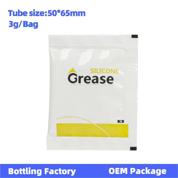 Waterproof Lubricating 3G Packet Silicone Grease Lubricant for O Rings Sealing Rubber Parts