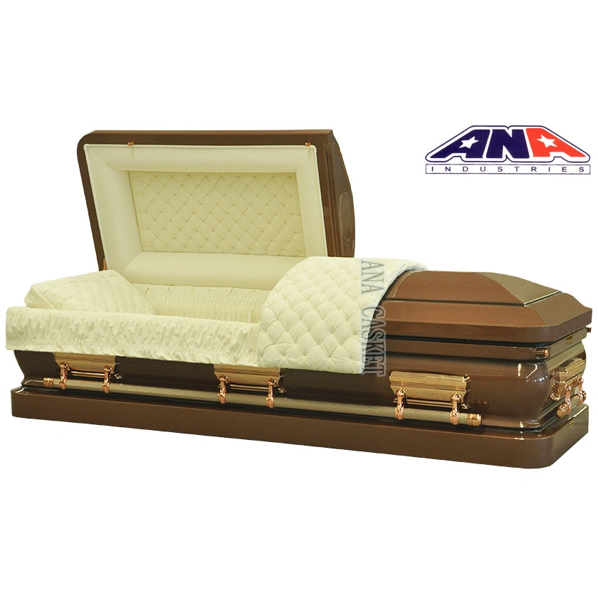 Ana Dome Lilac American Coffin 18 Ga Steel Metal Casket for Sale