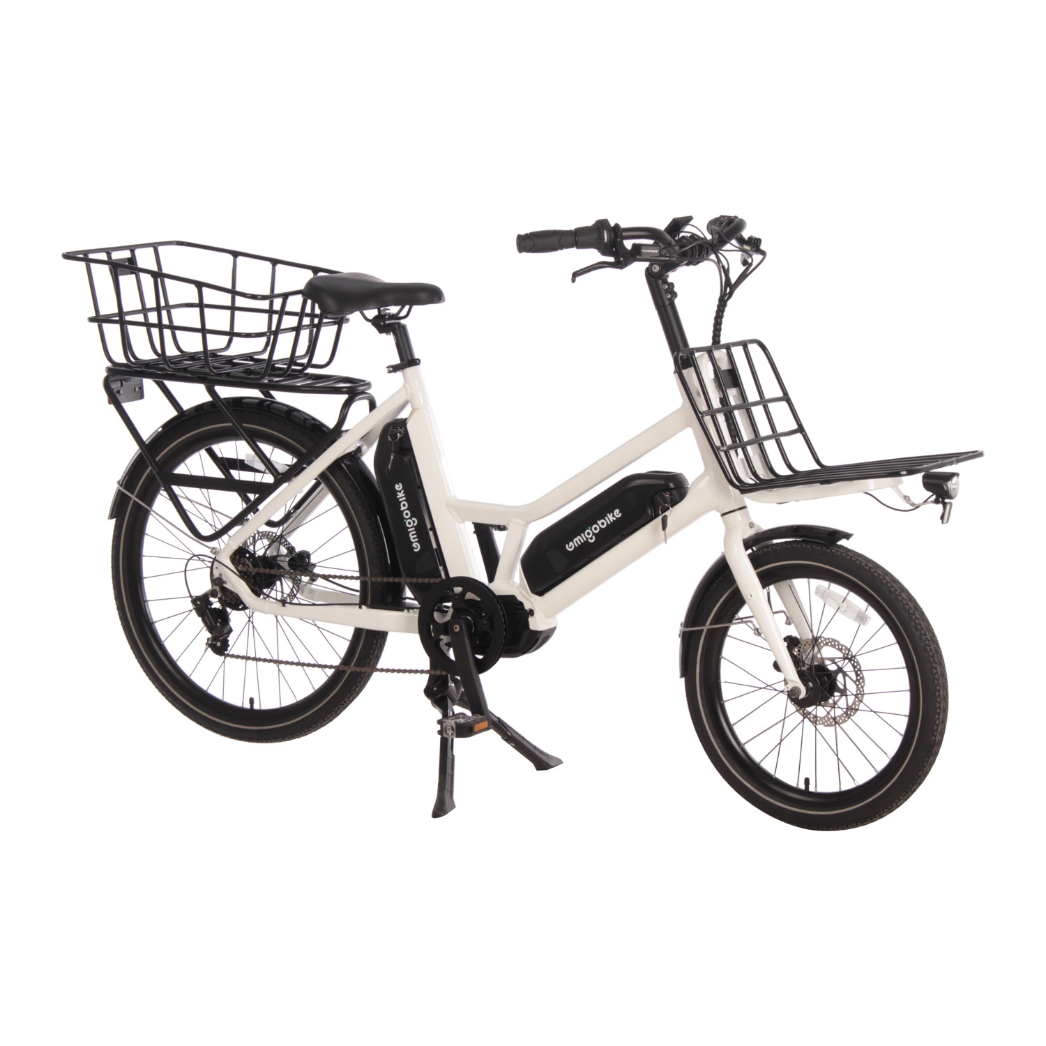 Delivery Aluminum Alloy Frame 20/26*2.125 Tyre Cargo Electric Bike