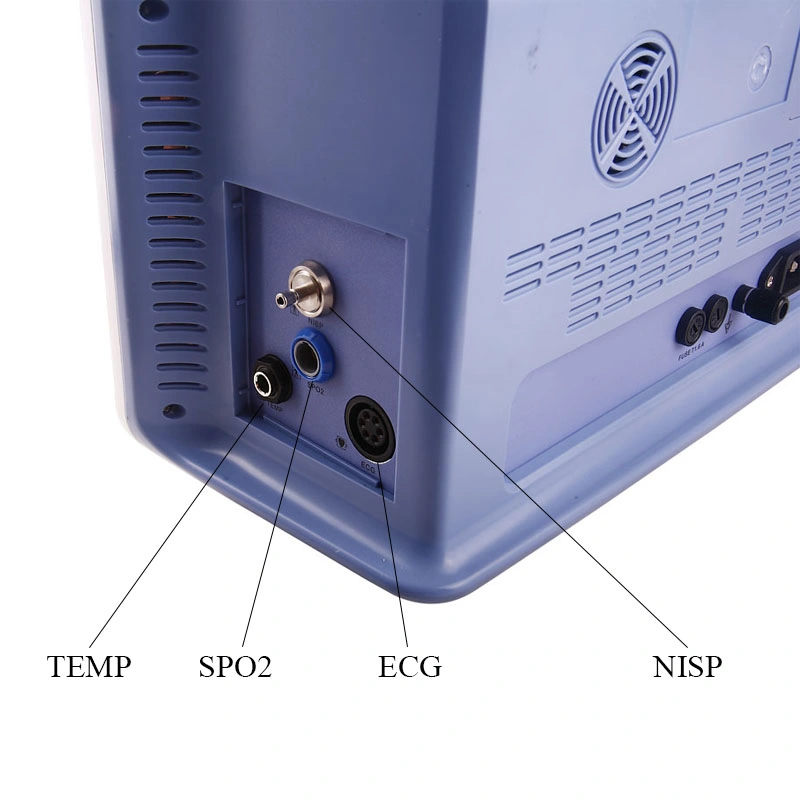 Monitor de paciente multifuncional escena de emergencia Equipo de monitorización de signos vitales