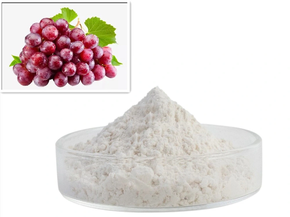 Herbal Extract Grape Peel Extract Trans-Resveratrol Resveratrol Powder for Cosmetic Using