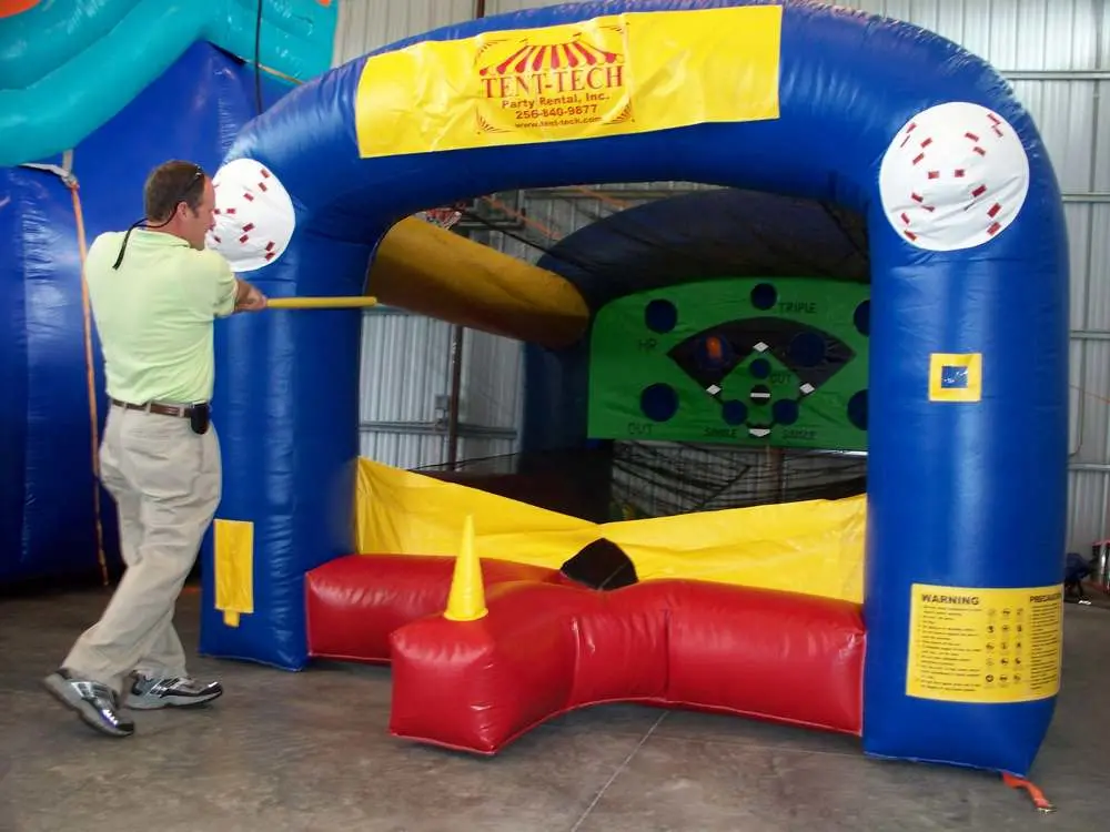 Boyi Inflatable Batter up Teeball Shoot Carnival Game