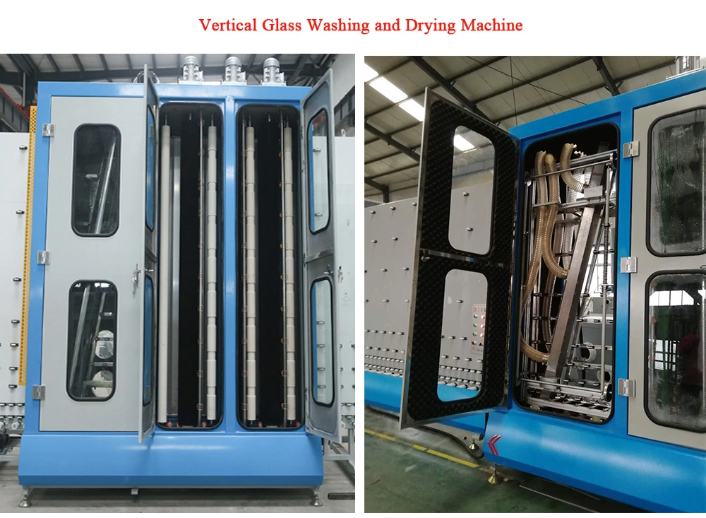 Automatic Flat Low-E Film Coated Tempered Laminated Glass Washing Machine