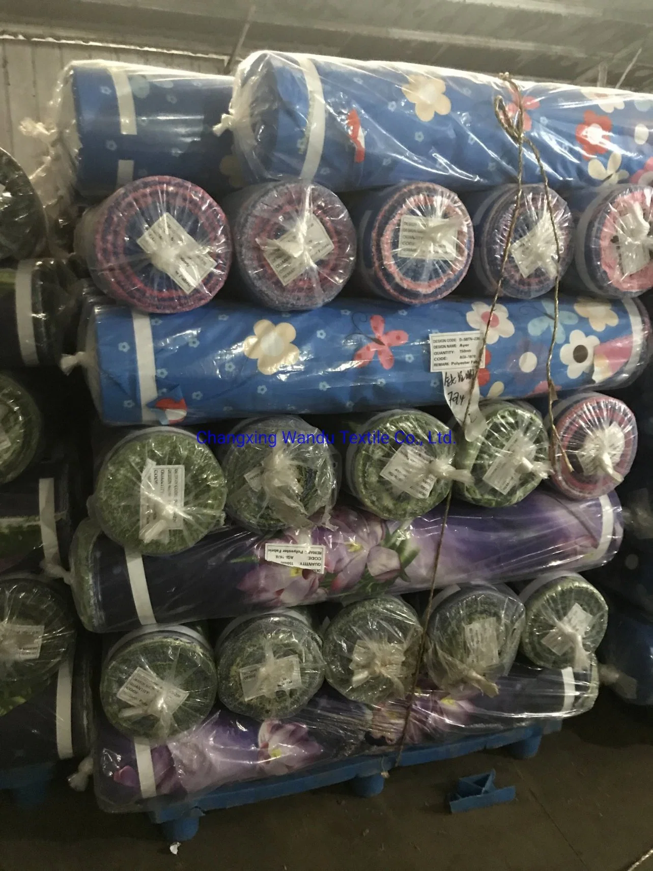 China Changxing Textile Foreign Trade Company, Minions, Cars and Cute Flower Calico Packing, Bed Textile Calico