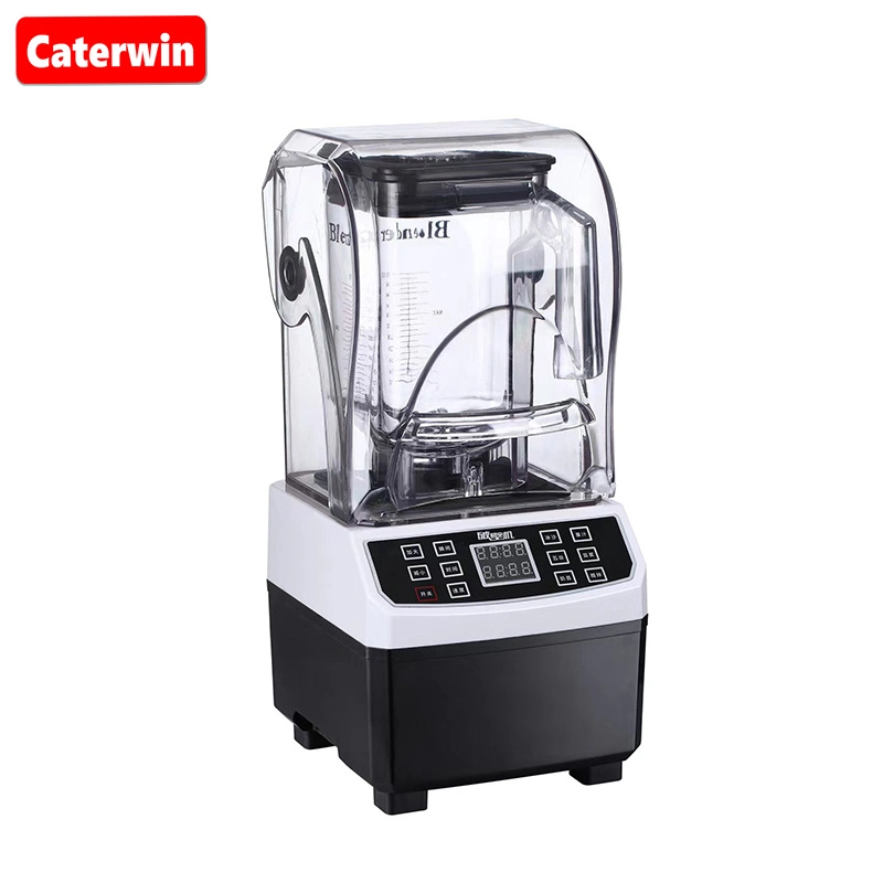 Caterwin Professional Commercial Starke Power Schalldichte Mahlmaschine Entsafter Mixer Eis Brecher-Blender