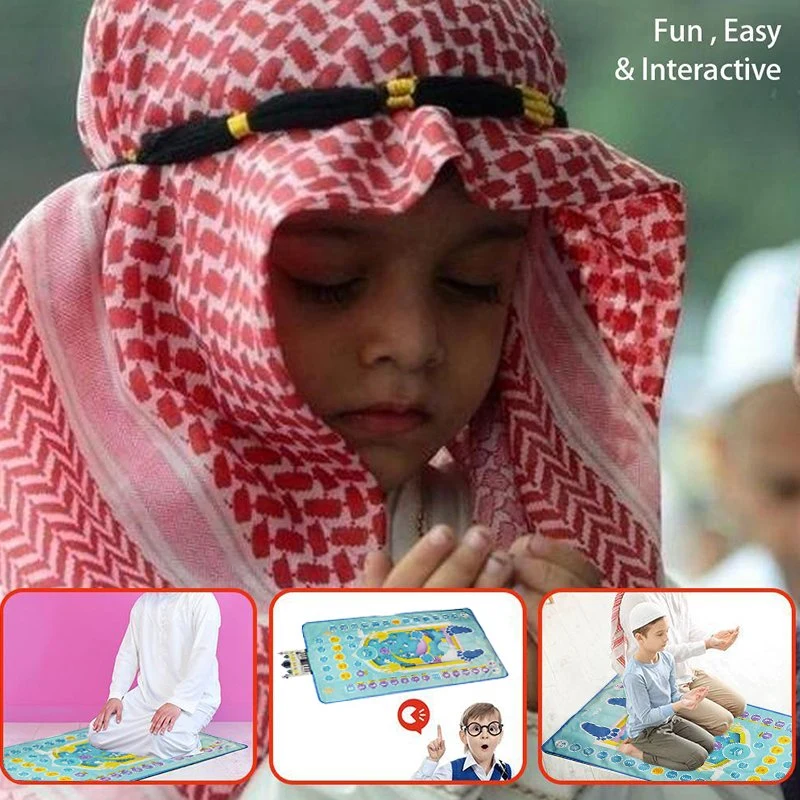 Cross-Border New Arabic Bye Blanket Children's Awen Early Education Smart Toys Electronic Prayer Mat