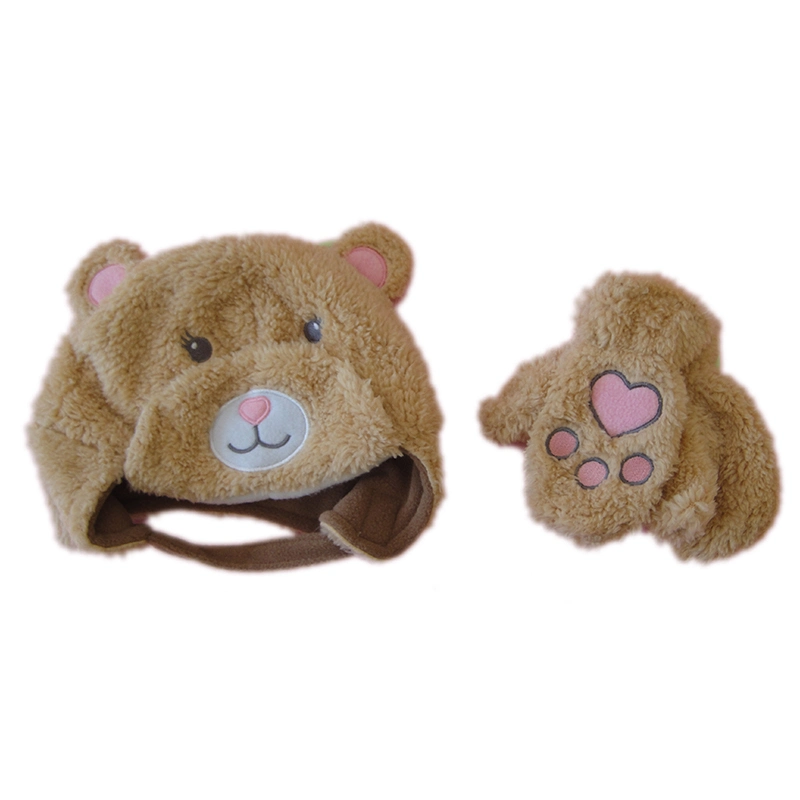 Children Plain Winter Fashion Warm Bunny Cap Hat