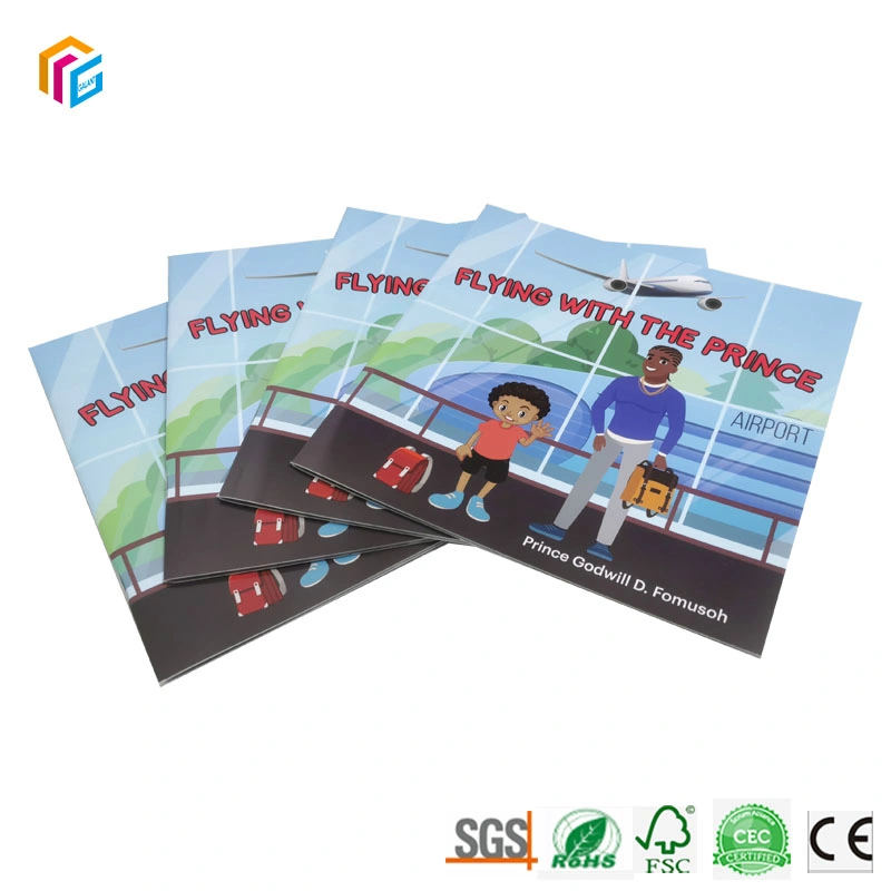 Softcover Saddle Stitch Glossy Full Color Offset Printing Wholesale/Supplier Custom Children Book