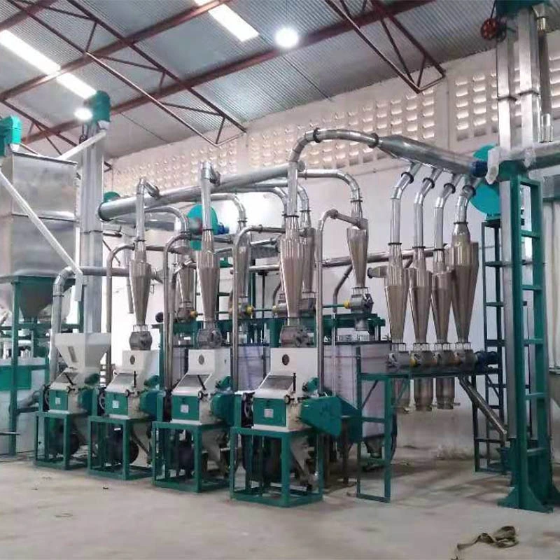 Chinese State-Owned Manufacture of 30t/24h Maize Mill Milling Plant