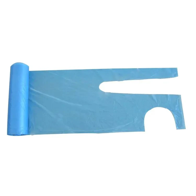 Eco-Friendly Waterproof Plastic Gown Band CPE Disposable Apron with Sleeves