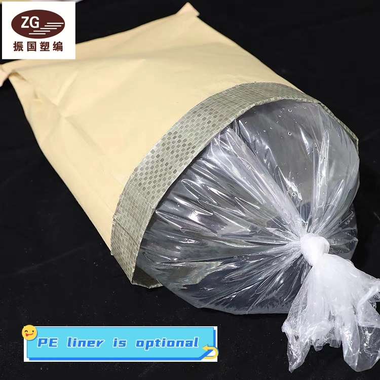 Original Factory 25kg Kraft Paper Bag with Inner PP Woven Poly Liner for Fertilizer Chemical