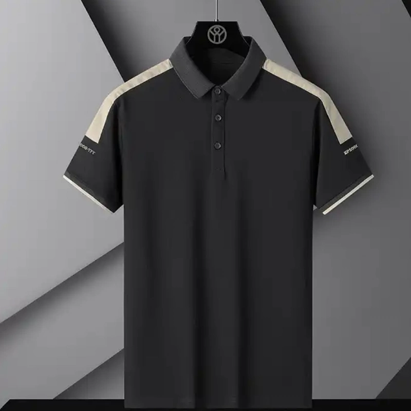 Custom Logo Sustainable Summer Men Garments Short Sleeve Polo Shirt